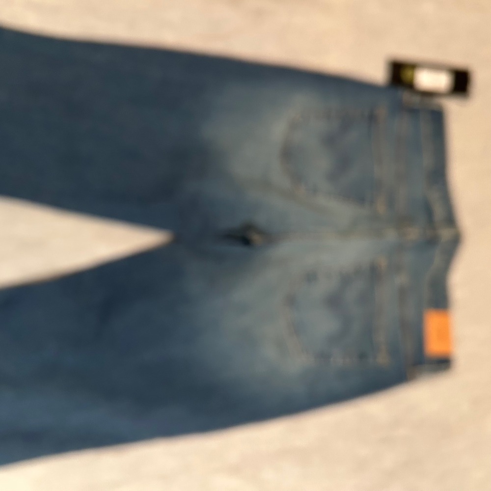 NWT Edwin Lark Flare Jeans Flashback Blue High Rise Denim EW2061ICS Designer 31 - Picture 4 of 5